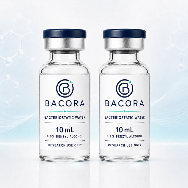 Bacora Bacteriostatic Water (2-Pack, 10mL)