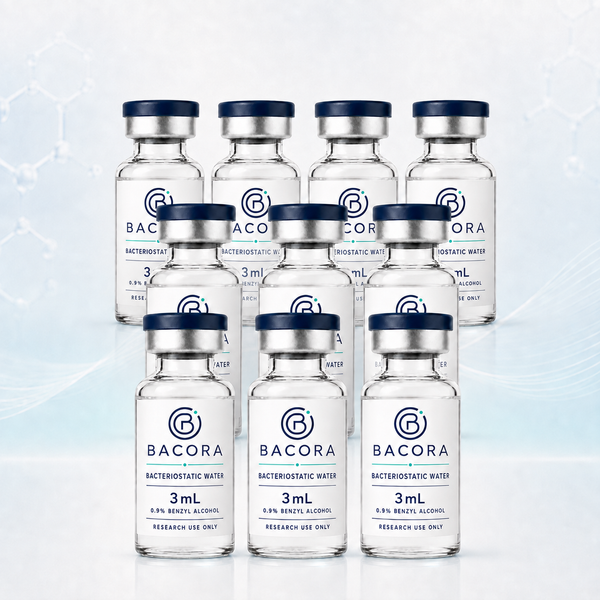 Bacora Bacteriostatic Water (10-Pack, 3mL)